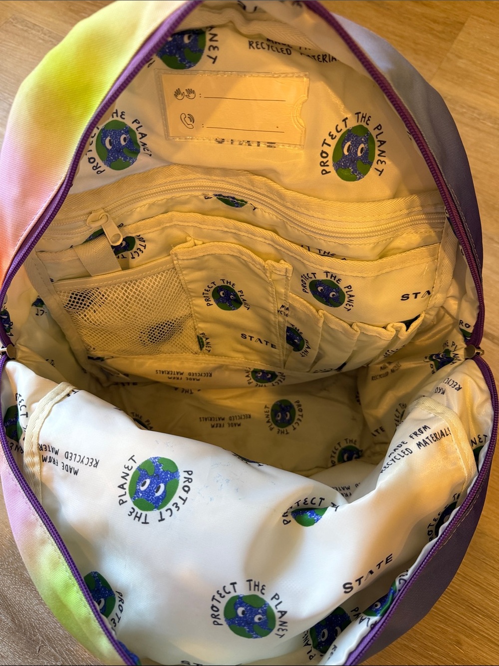 STATE Kids Kane Rainbow Gradient Backpack - Picture 6 of 7